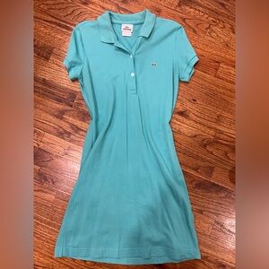 Vintage Lacoste Teal Polo Dress